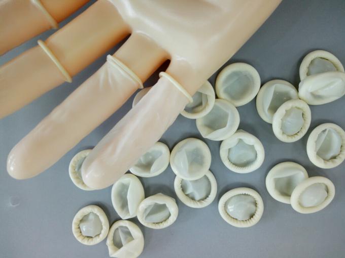 ESD Finger Cots Anti Static Powder Free Latex White Cleanroom Fingertip