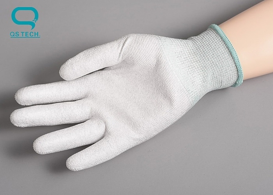Clean Room ESD Palm Fix Carbon Fiber Gloves Anti Static