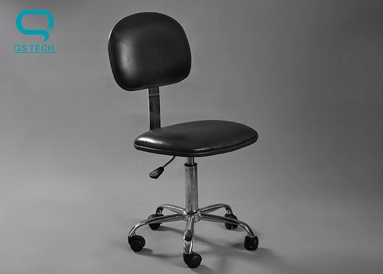 PU Leather Anti Static Adjustable Clean Room Stools Chairs For Electronic Environment