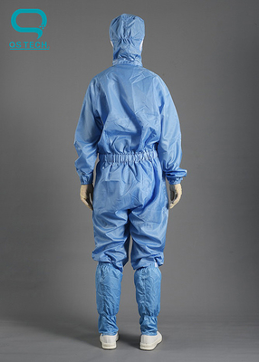 Anti Static Work Clothing Unisex Garment Coverall For Pharmacy Food Processing