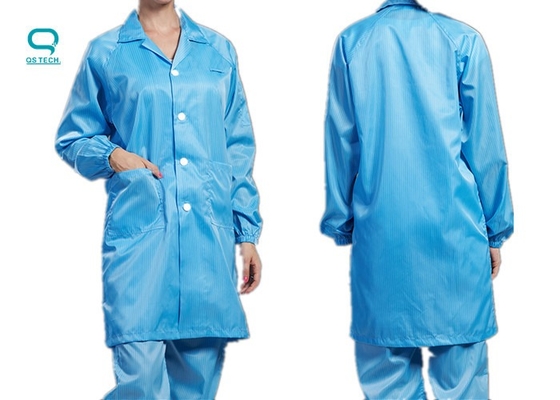 Wear Resistant ESD Clean Room Anti Static Work Wear Soft Comfortable
