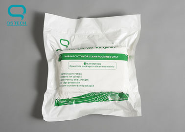 Micro Fiber Clean Room Wipes Compact Structure For Lint Free Cleanroom