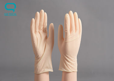100% Natural Latex Material Cleanroom Gloves Micro Textured Surface