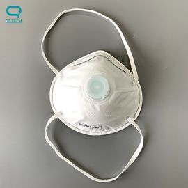 4 Layers Half Respirator Mask , Disposable Face Mask With Exhalation Valve