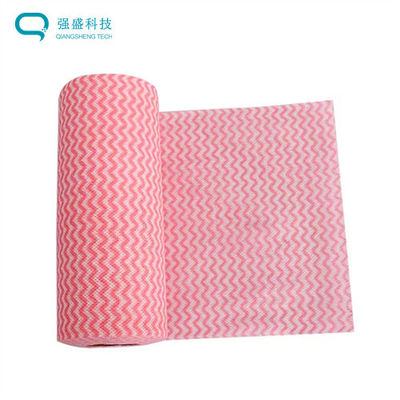 Soft Texture Lint Free 55GSM ISO14001 Cleaning Wipe Roll