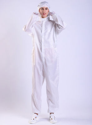 Dust Free Hooded Anti Static Garments ESD Safe Clothing Food Machinery Electronics