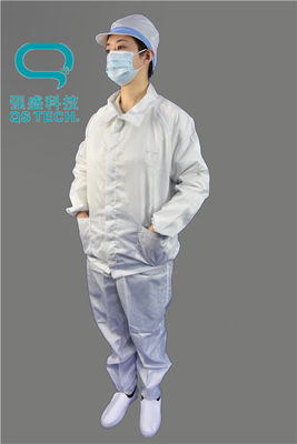 0.25cm Grid Anti Static Coveralls Split Suit Anti Static Dress
