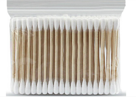 Cleaning 75cm Double End Cotton Swabs AAA Grade sanitary grade