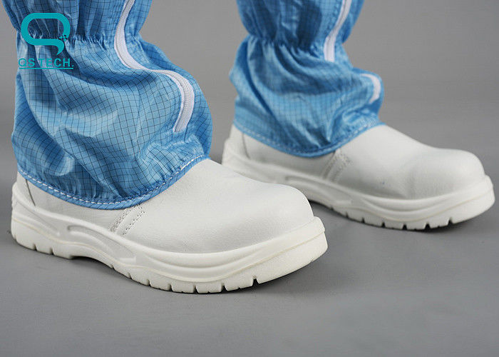 Steel Cap Clean Room Boots , ESD Steel Toe Boots Customized Color
