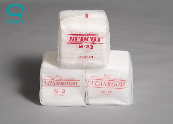 Super Absorbent Lint Free Disposable Industrial Cleaning 50gsm Non Woven Clean Room Wipes