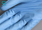 Non Slip Clean Room Blue Disposable Nitrile Gloves Dust Proof