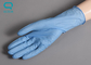Non Slip Clean Room Blue Disposable Nitrile Gloves Dust Proof