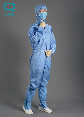 Anti Static Work Clothing Unisex Garment Coverall For Pharmacy Food Processing