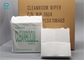 0609 55% Cellulose 45% Non Woven Polyester white  Cleanroom Wipes 6"/9"