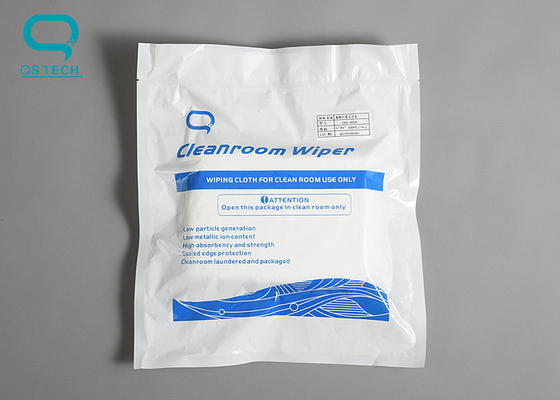 100% Polyester Material Cleanroom Wipes Lint Free Non Sterilized