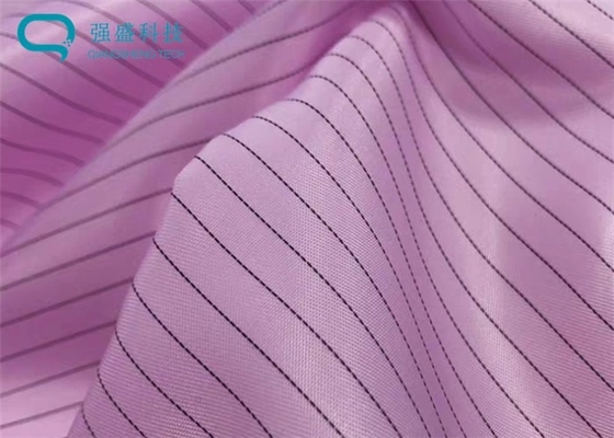 Polyester Fabric With Carbon Yarn For Cleanroom Clothes