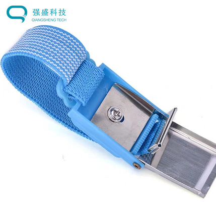 Blue Anti Static Wrist Strap Grounding Conductive Wire Electronics Factory