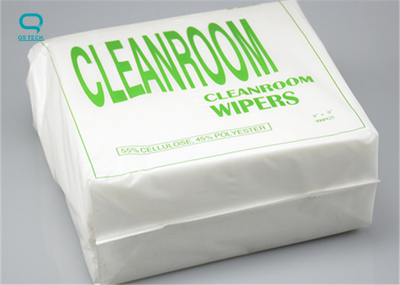 0609 White Clean Room Wipes 55% Cellulose & 45% Polyester 3000pcs/ctn