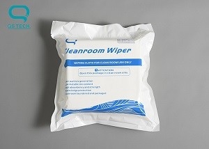 100% Polyester Cleanroom Wipers Knitted Particle Free For Industrial Use