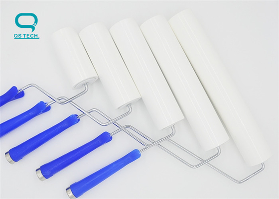 Antibacterial Cleanroom Sticky Duster Flashing Roller For Electronics Factory