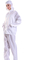ESD Clean Room Clothing Hooded Coverall White Size S - 3XL