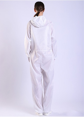 0.5 strip White Cleanroom Coverall Anti Static Work wear Clothing