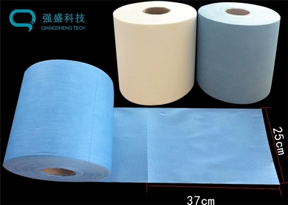 Microfiber Wiper Rolls With Plastic Core For LED / LCM Industry