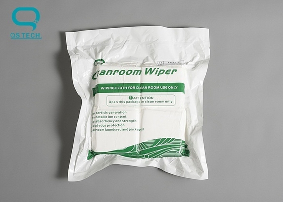 100% Polyester Sealed Edge Cleanroom Wipers 9x9 For Critical Environments Control