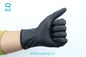 9 Inch Clean Room Anti Static Black Nitrile Gloves For Electronics EN420 EN388
