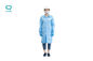 Anti Static 0.25cm 0.5cm Grid Dust Proof Overalls Industrial Clothes