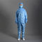 0.25cm Grid Anti Static Disposable Clean Room Suits Garments 10e 6-9