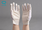 PU Palm Dot Plastic Stripe Esd Safe Gloves Polyester For Clean Room