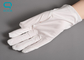 Clean Room Anit Static Polyester Microfiber  White ESD Cleanroom Gloves 10''  Size